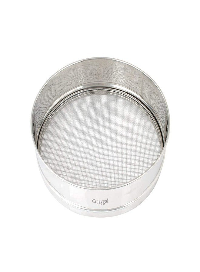 Crazygol 4 in 1 Stainless Steel Interchangeable Sieve Set of 5, Flour Chalni, Spices, Food Strainers, Atta Chalni, - Image 5